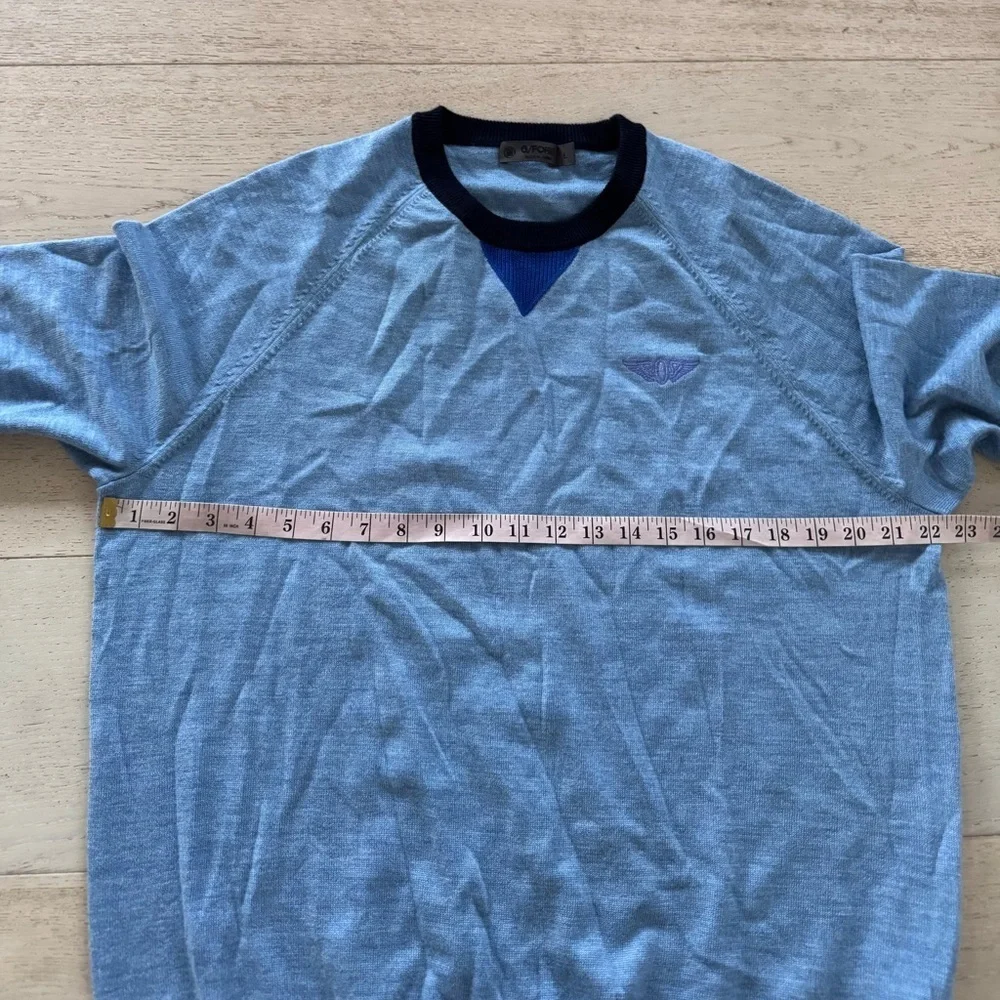 G/FORE Serape Crewneck Golf Sweater in Vista L